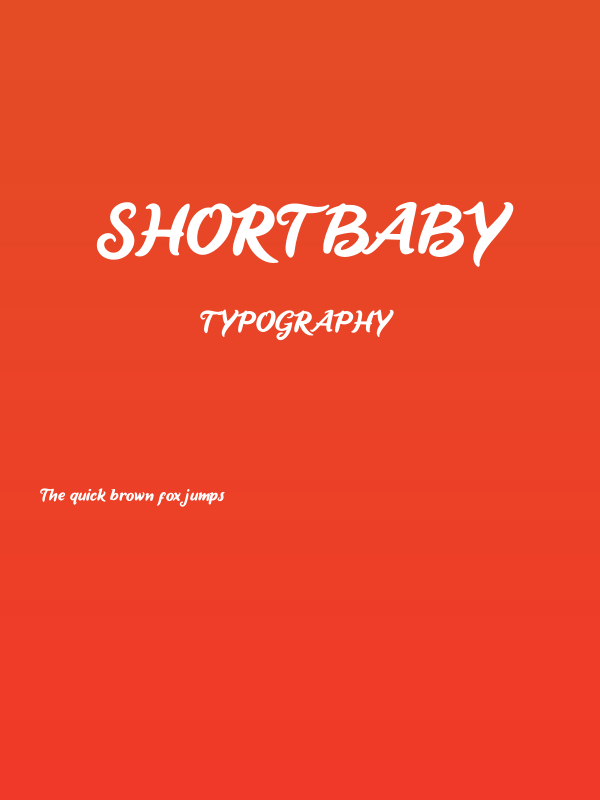 Short Baby Poster
