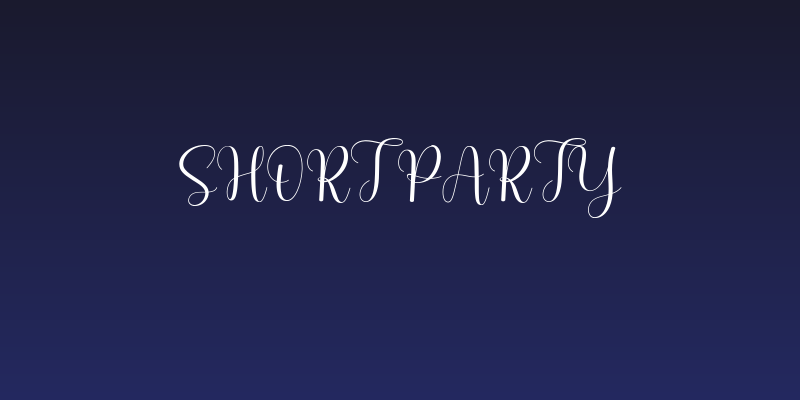 Short Party Social Header