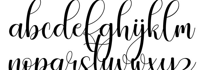 Short Party Font LOWERCASE