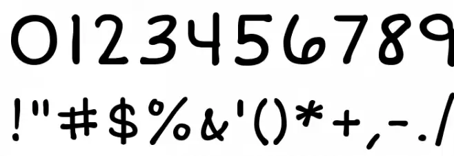 Short Stack Font OTHER CHARS