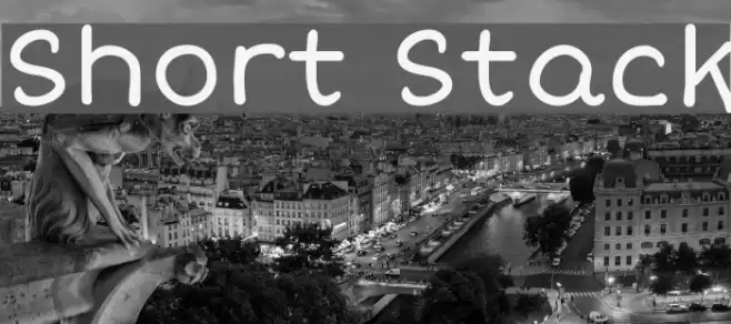 Short Stack Font examples