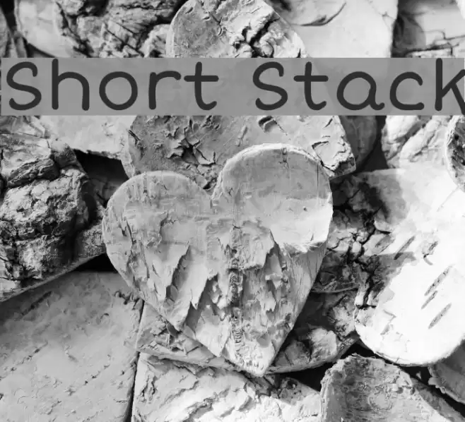 Short Stack Font examples