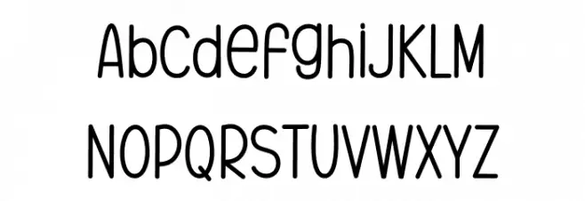 Short Story Font Litere mici