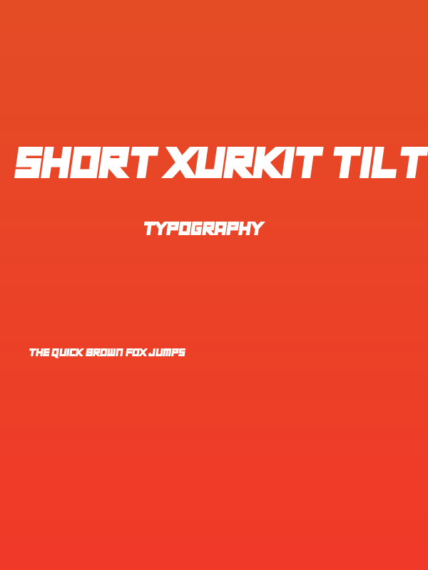 Short Xurkit Tilt Poster