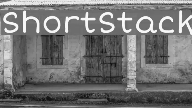 ShortStack Font examples