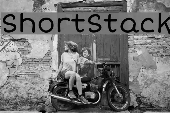ShortStack Font examples