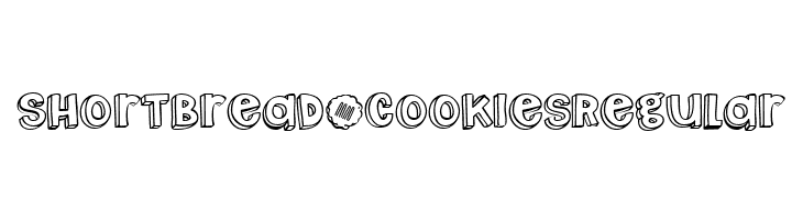 Shortbread _ Cookies Regular  フリーフォントのダウンロード