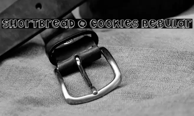 Shortbread _ Cookies Regular フォント examples