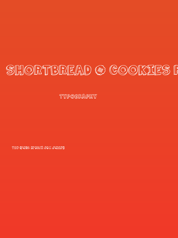 Shortbread _ Cookies Regular Poster