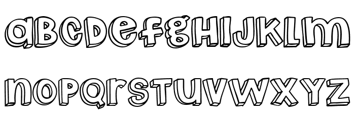 Shortbread _ Cookies Regular Font LOWERCASE