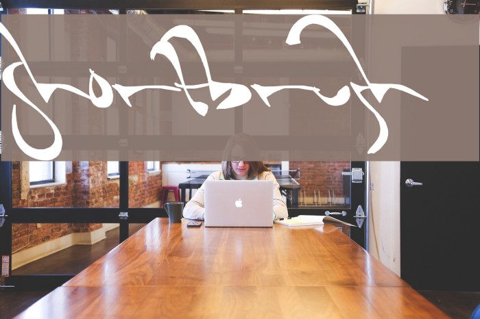 Shortbrush Font examples