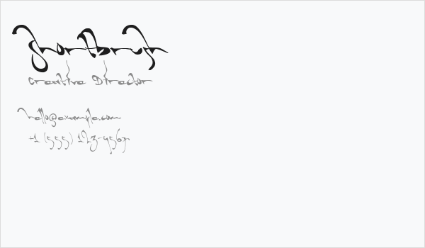 Shortbrush Business Card