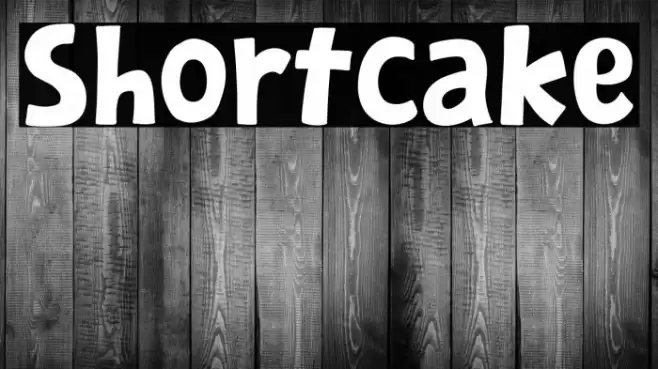 Shortcake Font examples
