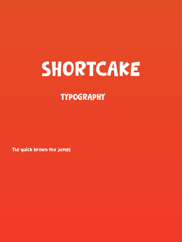 Shortcake Poster