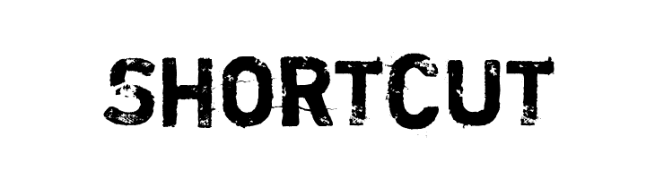 Shortcut Font