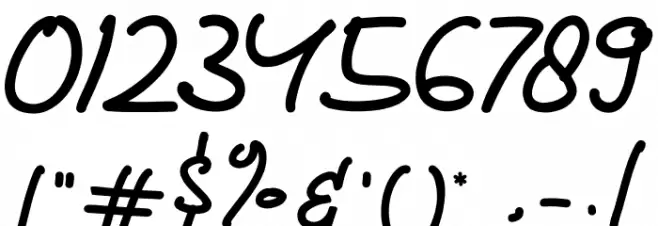 Shorter Demo Font OTHER CHARS