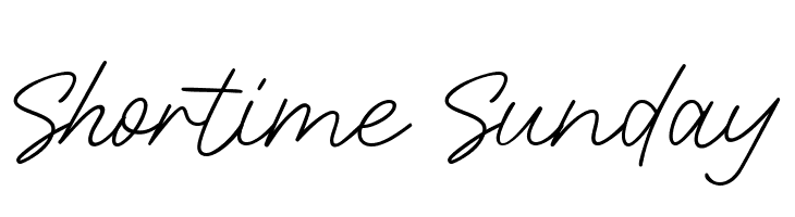 Shortime Sunday  Frei Schriftart Herunterladen