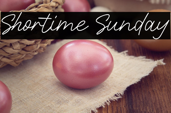 Shortime Sunday Example 1
