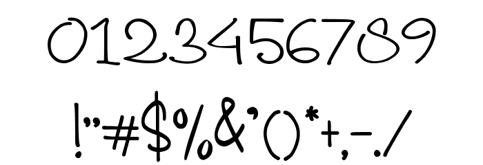 Shortime Font OTHER CHARS