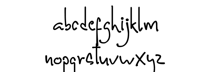Shortime Font LOWERCASE