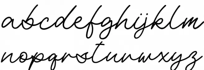 Shortline फ़ॉन्ट लोअरकेस