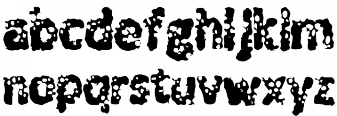 ShotGuns Font LOWERCASE