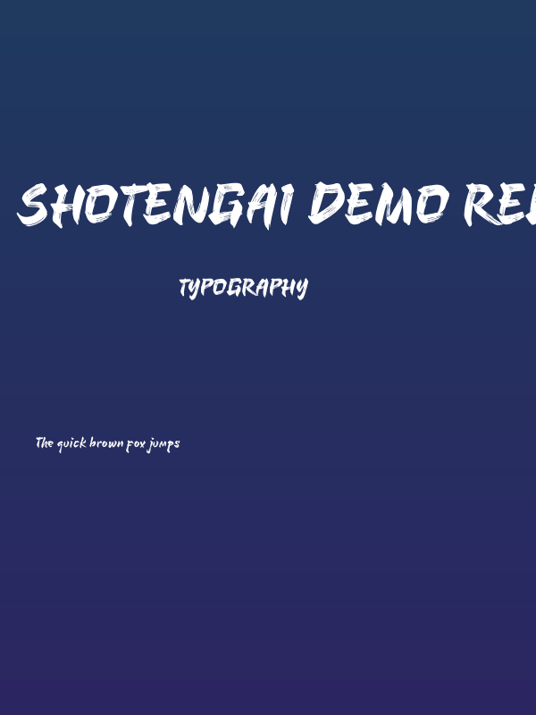 Shotengai Demo Regular Poster