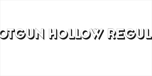 Shotgun Hollow Regular Logo