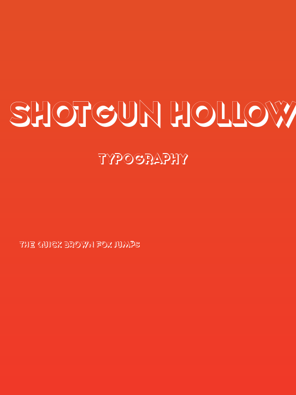 Shotgun Hollow Regular Poster