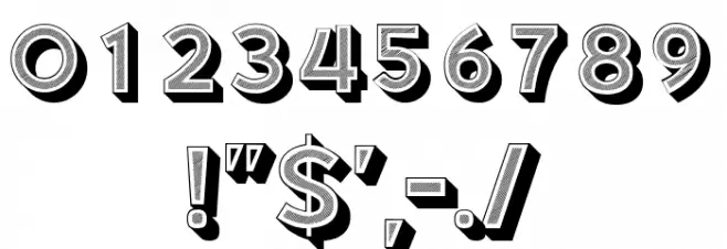 Shotgun Regular Font OTHER CHARS