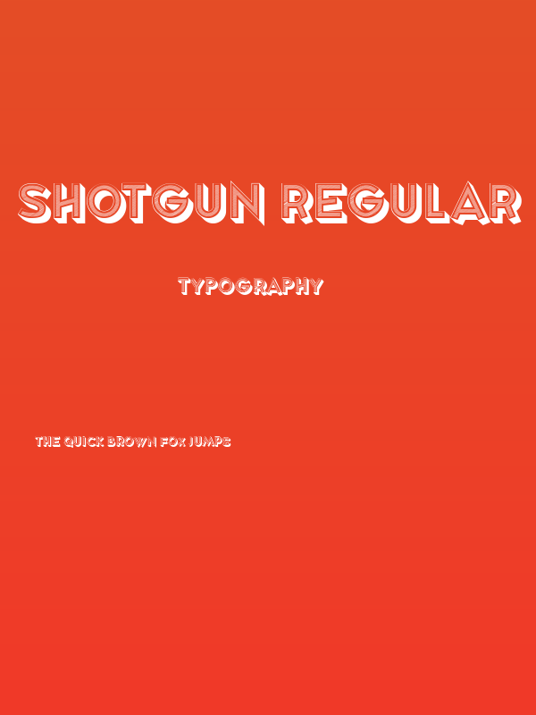 Shotgun Regular Poster