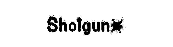Shotgunµ Font