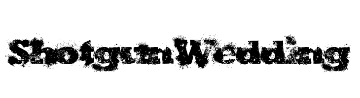 ShotgunWedding  Frei Schriftart Herunterladen