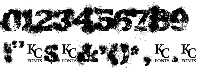 ShotgunWedding Font OTHER CHARS