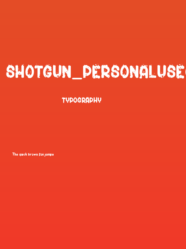 Shotgun_PersonalUseOnly Poster