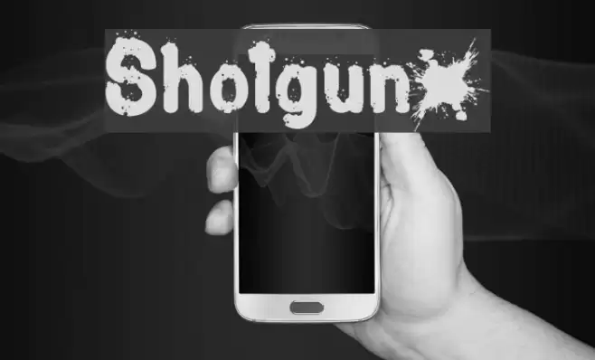 Shotgunµ Font examples