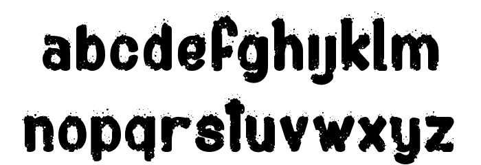 Shotgunµ Font LOWERCASE
