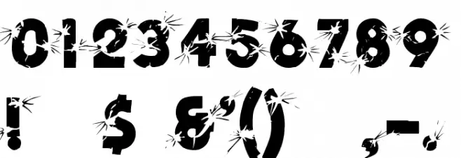 Shotling Font OTHER CHARS