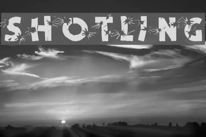 Shotling Font examples