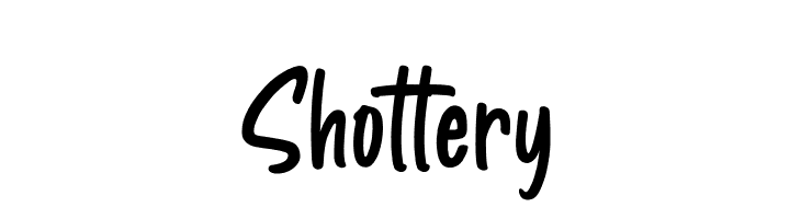 Shottery  Frei Schriftart Herunterladen