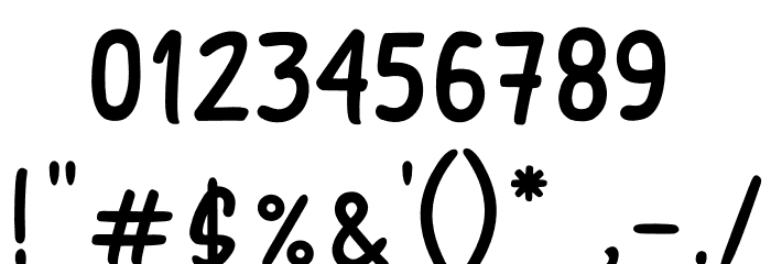 Shottery Font OTHER CHARS