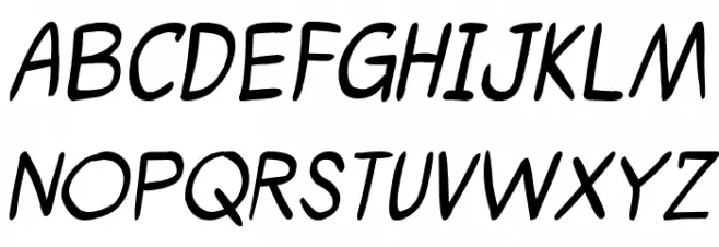 ShoujoPop!-Italic Fonte MAIÚSCULAS