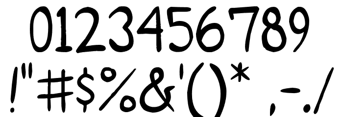 ShoujoPop! Font OTHER CHARS