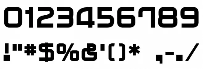 Shoujou Bold Font Alte caractere