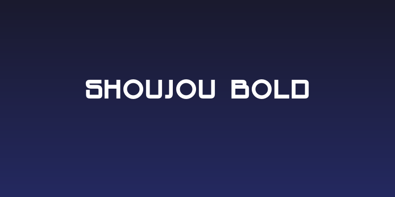 Shoujou Bold Social Header