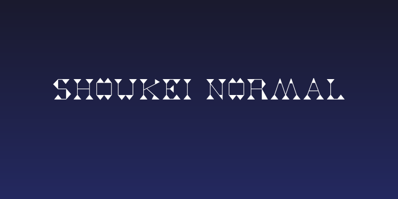 Shoukei Normal Social Header