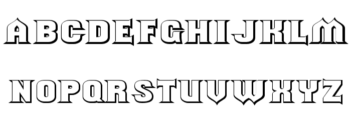 Should've Known Shaded Font LOWERCASE