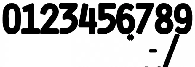 Shourtcut Font OTHER CHARS