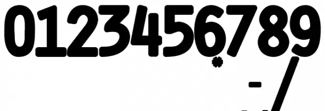 Shourtcut  Font OTHER CHARS