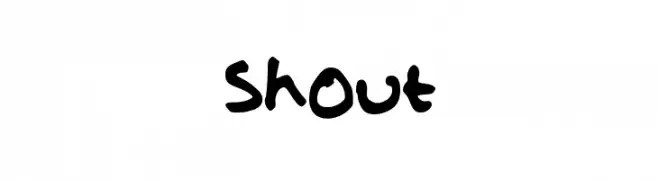 Shout  Frei Schriftart Herunterladen